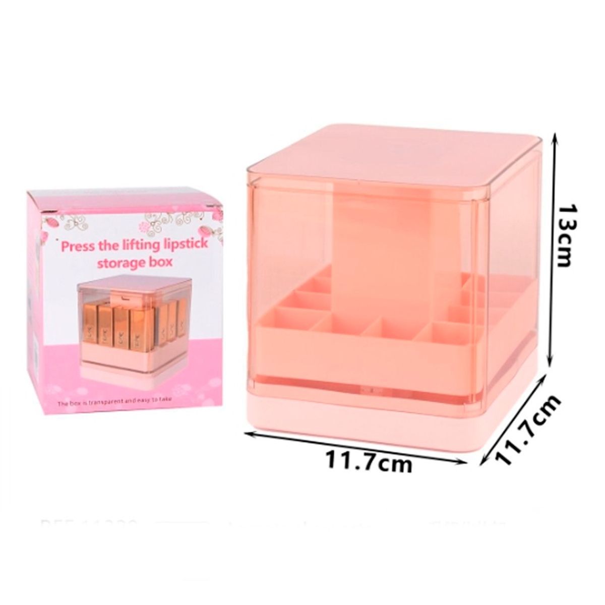 GENERICO - Caja De Maquillaje Organizador De Lápices Labiales Con Tapa