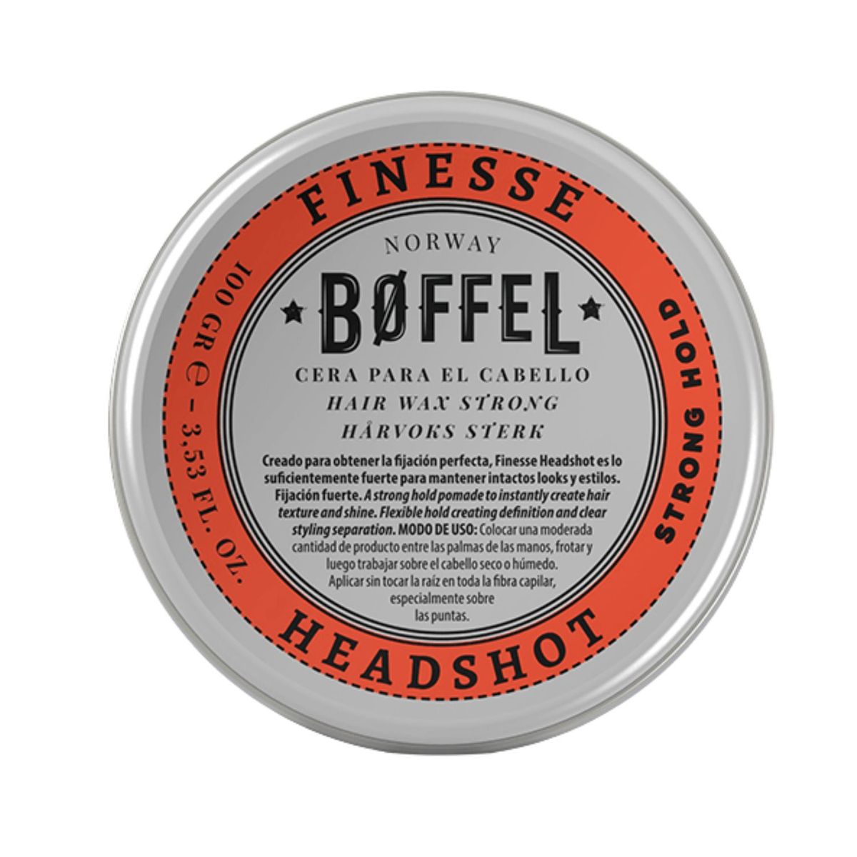 BOFFEL - Cera Para Cabello Boffel Hair Wax Strong 100g Fijacion Fuerte