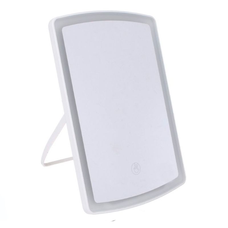 GENERICO - Espejo De Maquillaje Led Iluminación Portátil Recargable