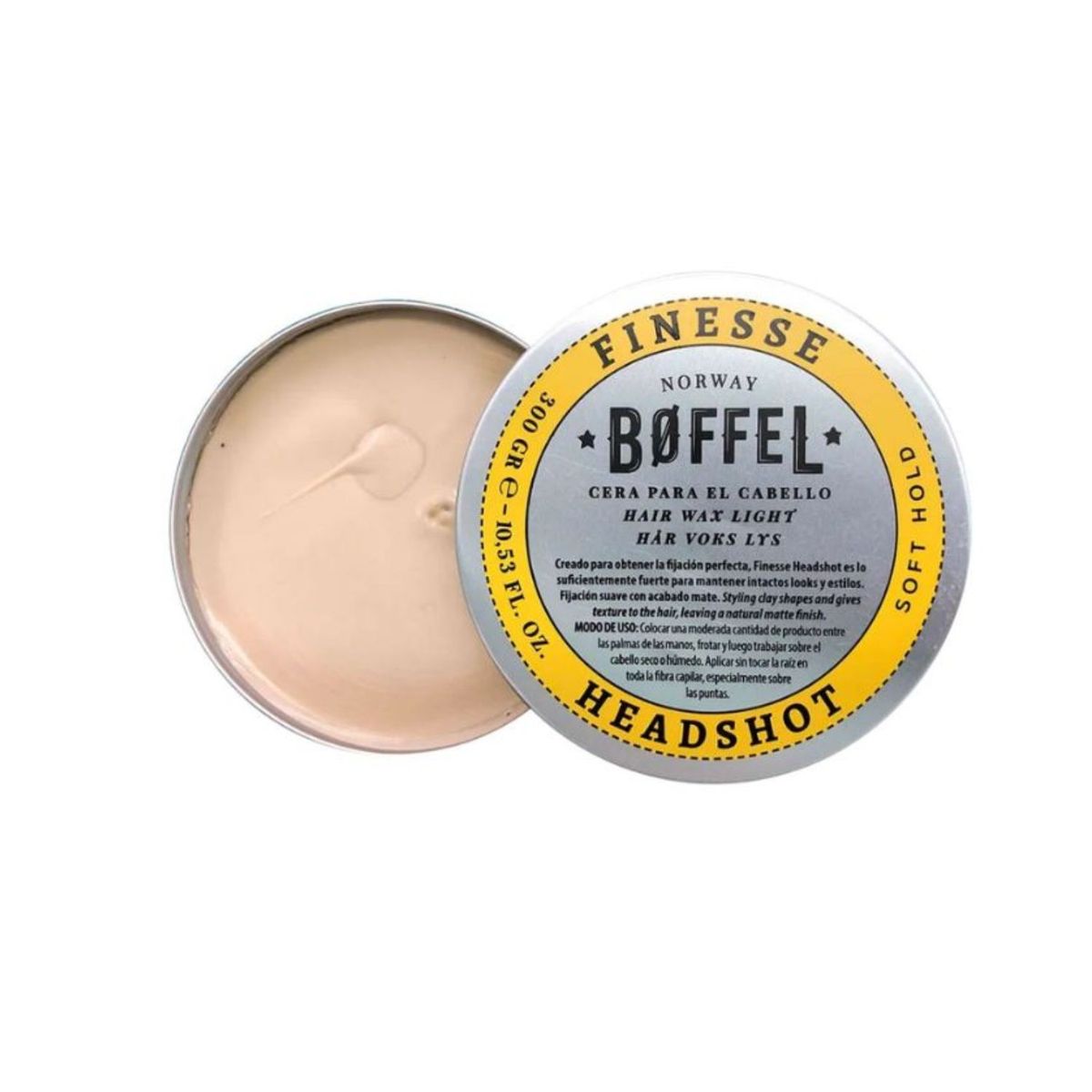 BOFFEL - Cera Para Cabello Boffel Hair Wax Ligth 300ml Suave y Ligera