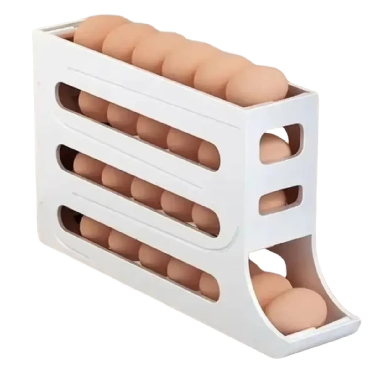 GENERICO - Dispensador De Huevos Para Refrigerador Organizador Huevera