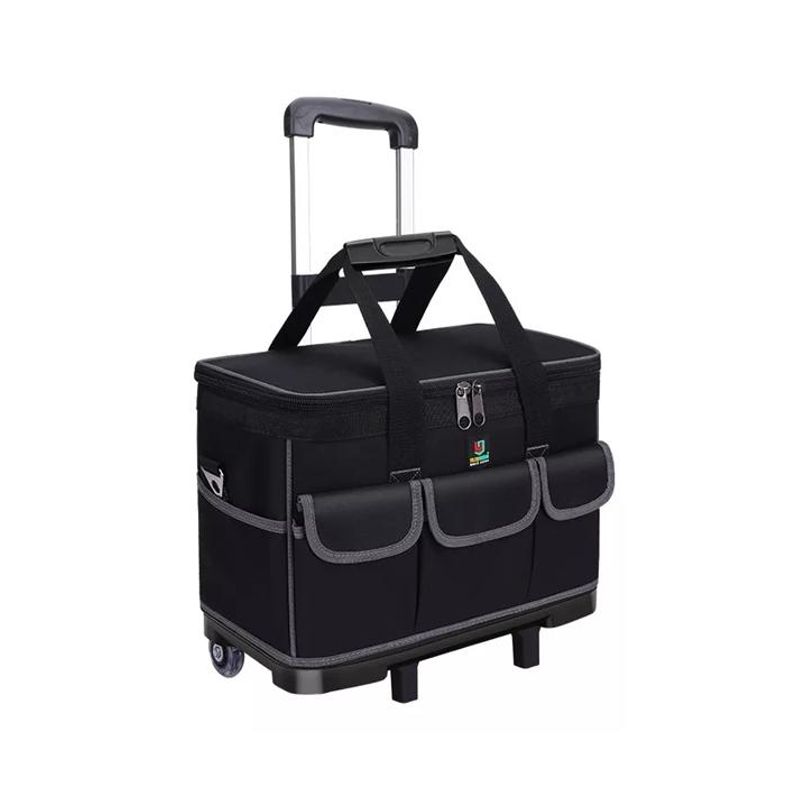 GENERICO - Bolso porta herramientas con ruedas 20 color negro