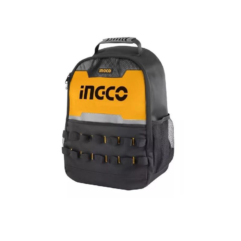 GENERICO - Mochila industrial porta herramientas 45x34x17 cm carga 8 kg color negro