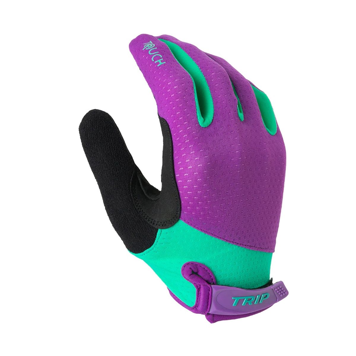 TRIP - GUANTES BICI LARGOS  MUJER TRIP PURPLE/BLUE