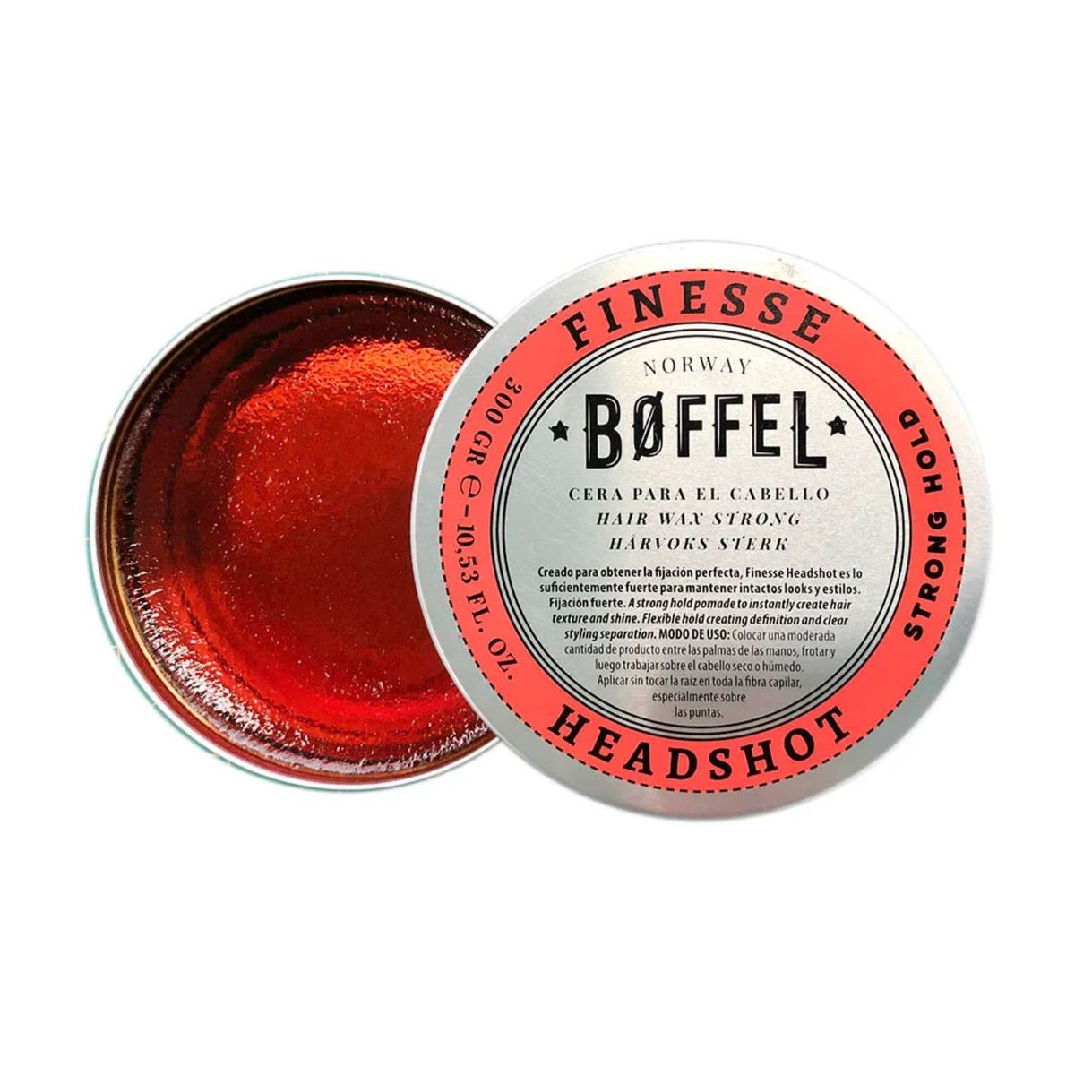 BOFFEL - Cera Boffel Hair Wash Strong 300ml Fijación Fuerte Brillante