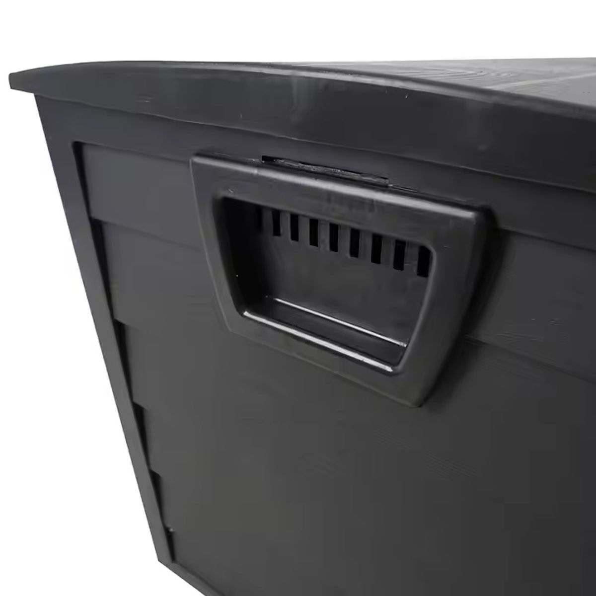 GENERICO - Bodega de Almacenaje 245 Litros 112x49x54 cm Negro - Ruedas