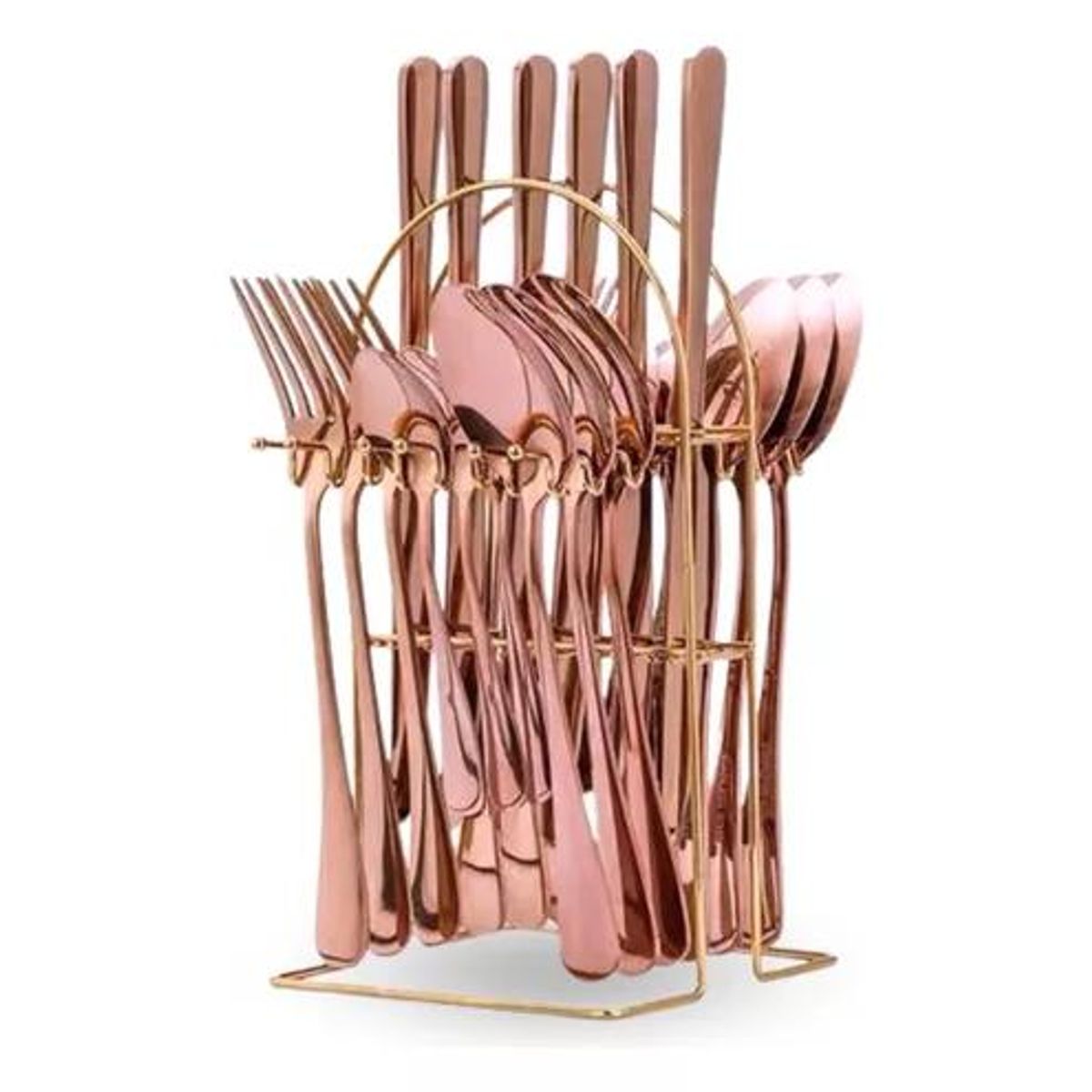 GENERICO - Cubiertos cuchilleria color cobre