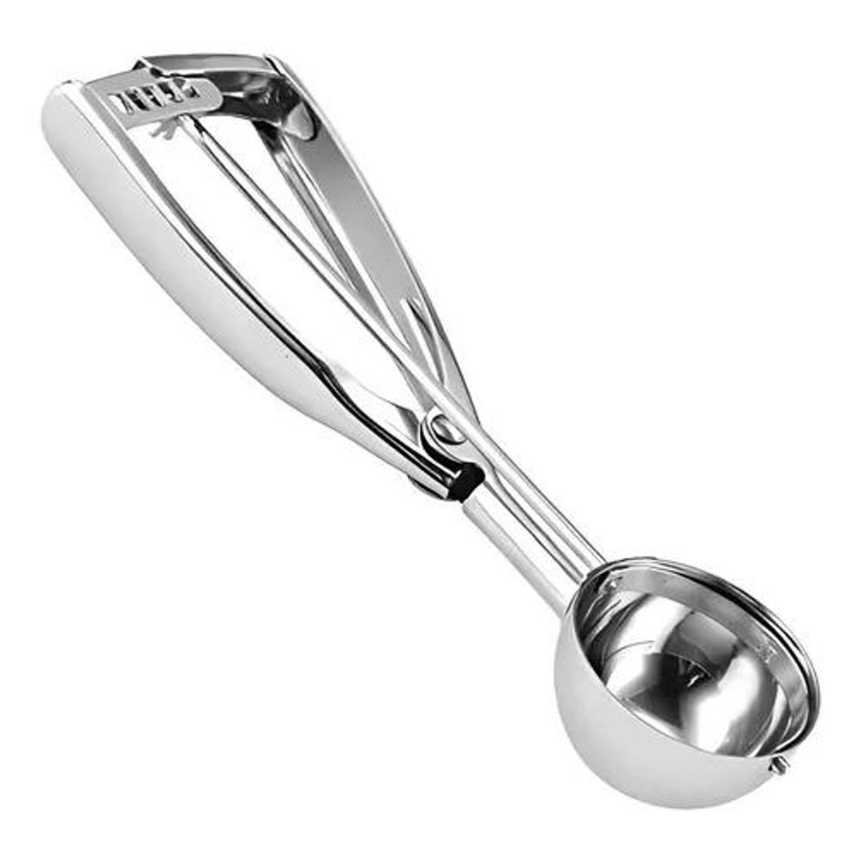 GENERICO - Cucharas helado bola color plata