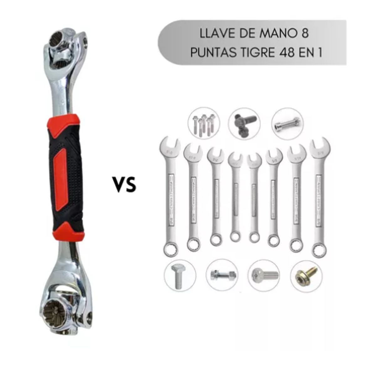 GENERICO - Llave Dado Universal 48 En 1 Multifuncional Tipo Dado