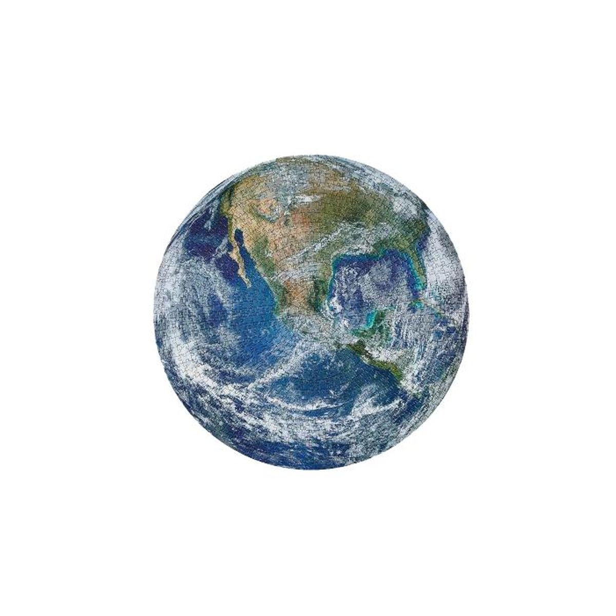 GENERICO - Puzzle rompecabezas redondo planeta azul
