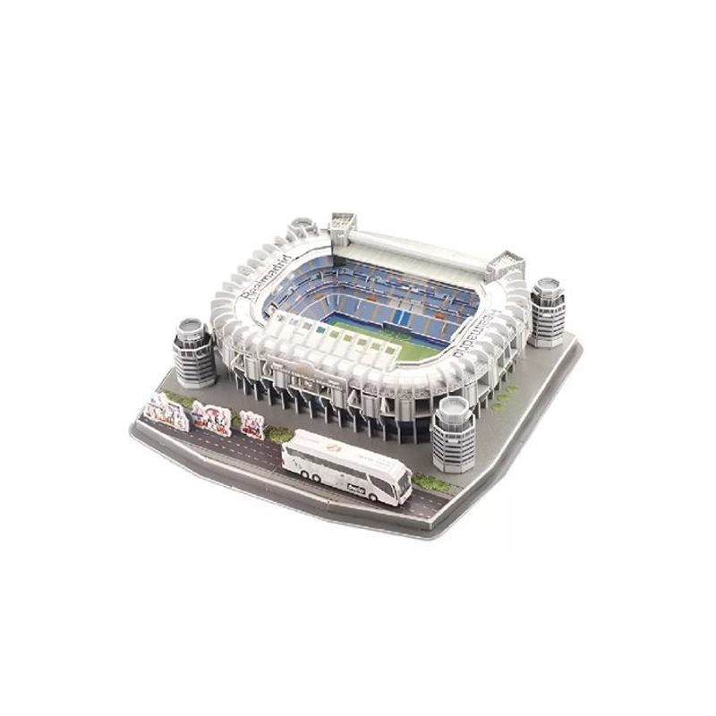 GENERICO - Puzzle 3d estadio santiago bernabéu real madrid multicolor