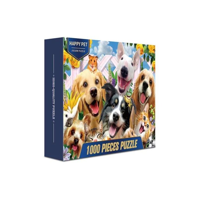 GENERICO - Rompecabezas  x lindos perros multicolor