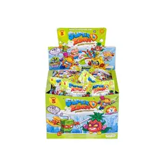 GENERICO - Superzings pack caja figuras coleccionables serie verde