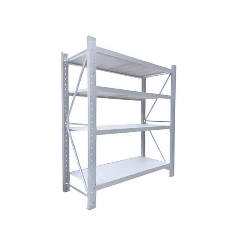 GENERICO - Estante Rack Metálico 400kg 150x50x200cm Blanco