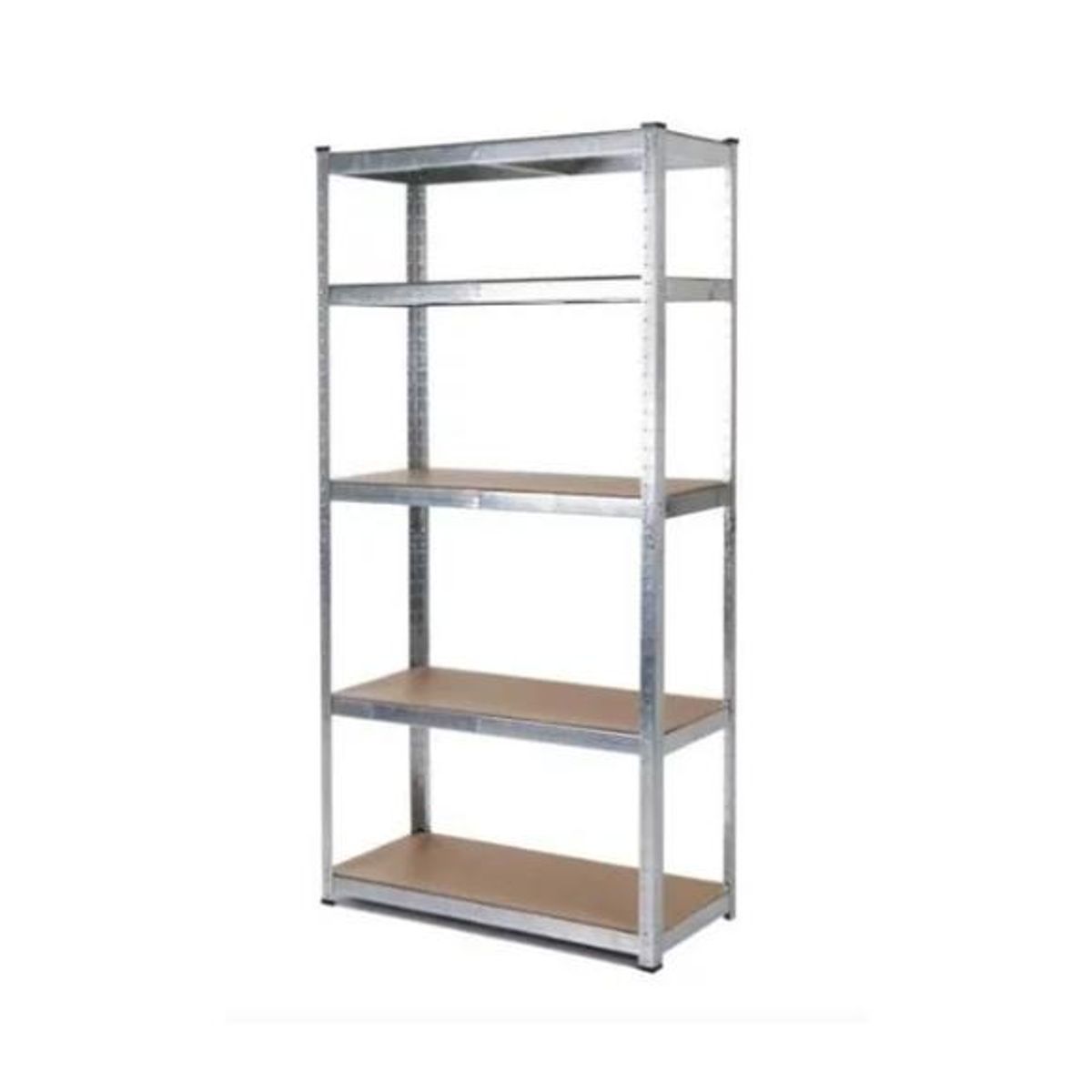 GENERICO - Estante Rack Metálico 180 x 90 x 40 Galvanizado Imsi Home Plateado
