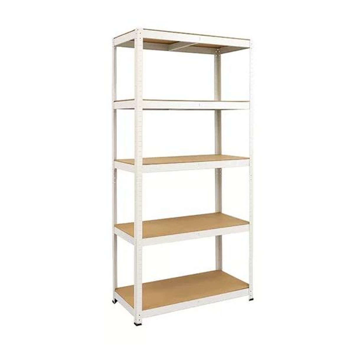 GENERICO - Estante Metálico 150x70x30 Repisas 5 Blanco