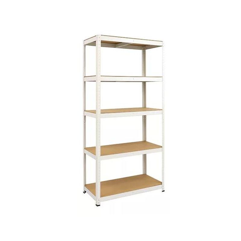 GENERICO - Estante Metálico 150x70x30 Repisas 5 Blanco