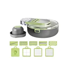 GENERICO - Cortador Rebanador De Verduras 9 En 1 Multifunción