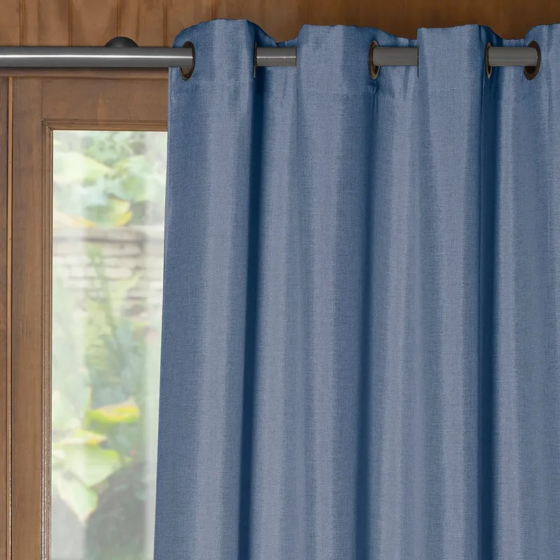 MASEL - Cortina De Ambiente Mati  Azul jeans140x225