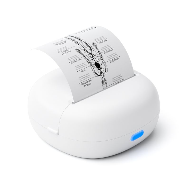 BLWOENS - Máquina de etiqueta portátil - Blanco