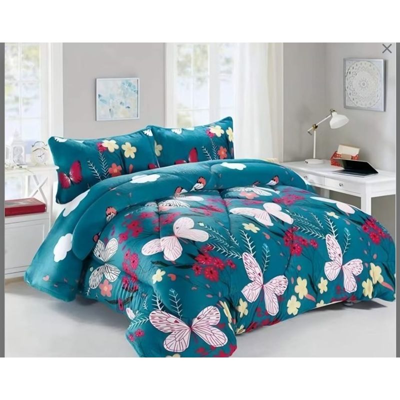 GENERICO - Cubrecama de Invierno Plush con Chiporro 2 p, RS1001