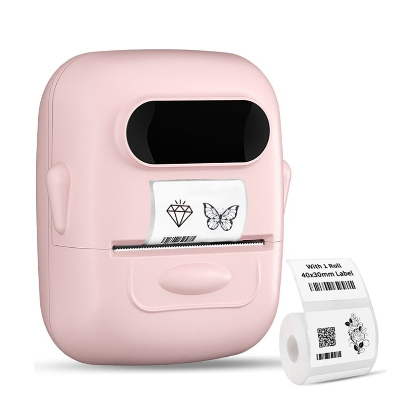 BLWOENS - Máquina de etiqueta portátil - Rosa