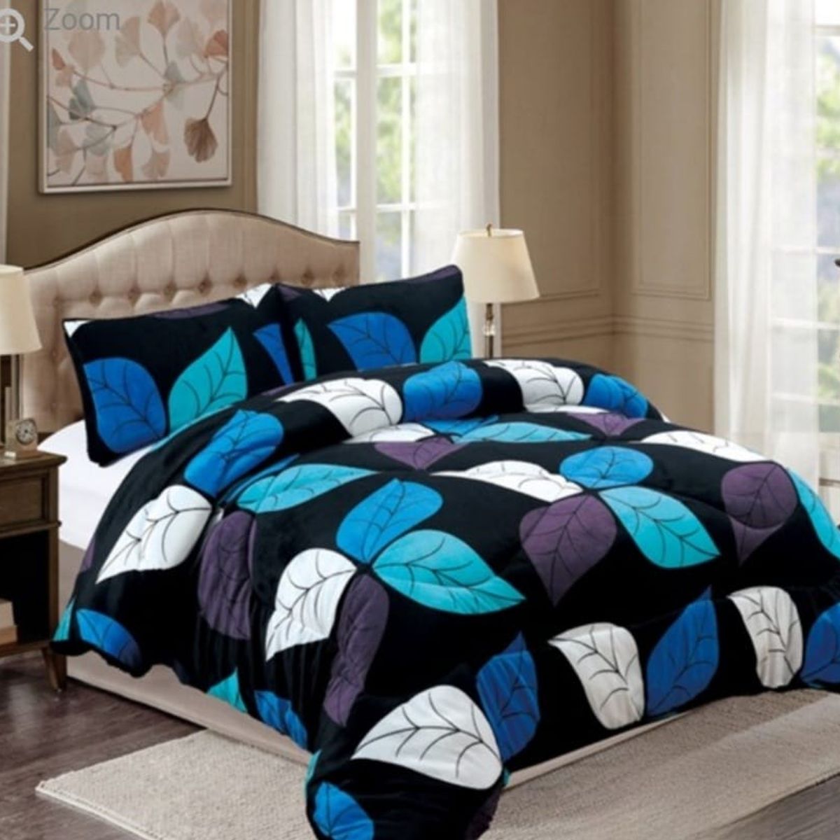 GENERICO - Cubrecama de Invierno Plush con Chiporro 2 p, RS1031