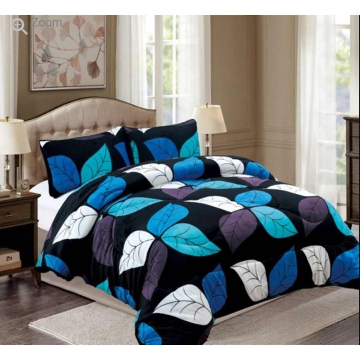 GENERICO - Cubrecama de Invierno Plush con Chiporro 2 p, RS1031