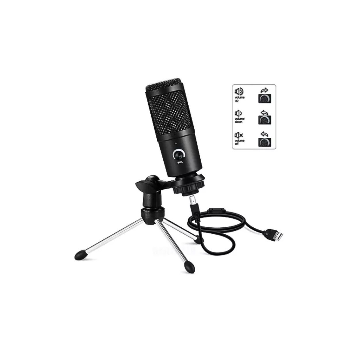 GENERICO - Micrófono Condensador Studio Grabación Locución Streaming