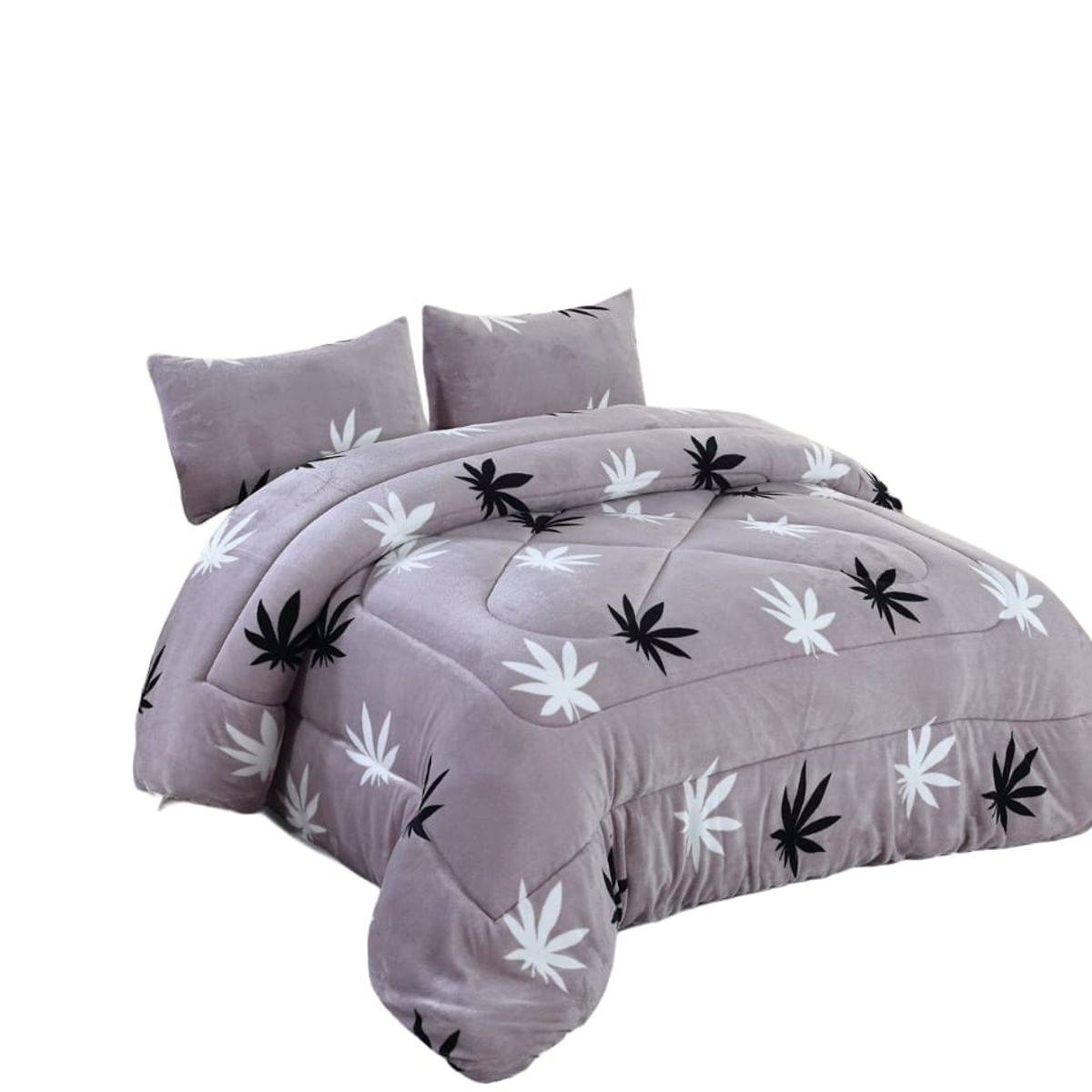 GENERICO - Cubrecama de Invierno Plush con Chiporro 2 p, RS1033