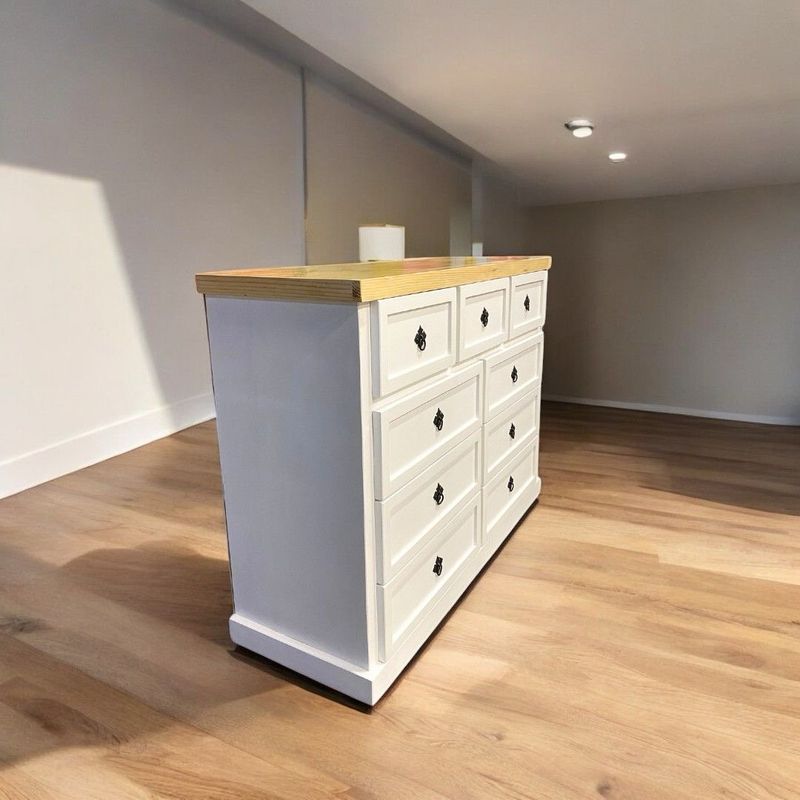 GENERICO - COMODA DE MADERA RUSTICA BASIC
