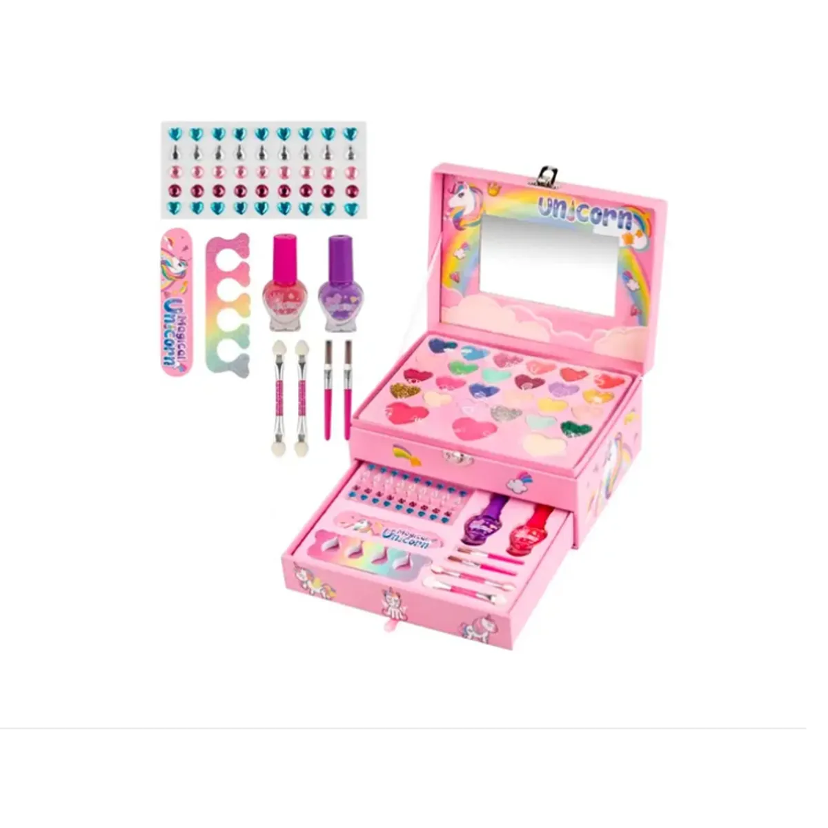 GENERICO - Set De Maquillaje Infantil Unicornio Para Niñas
