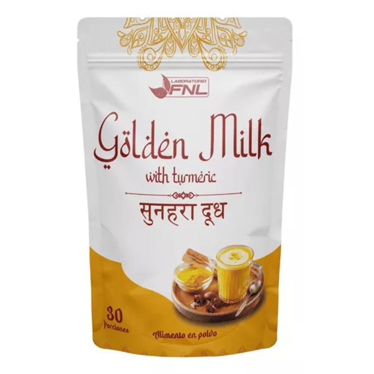 FNL - Golden Milk Fnl 270 Gr Polvo. Doypack