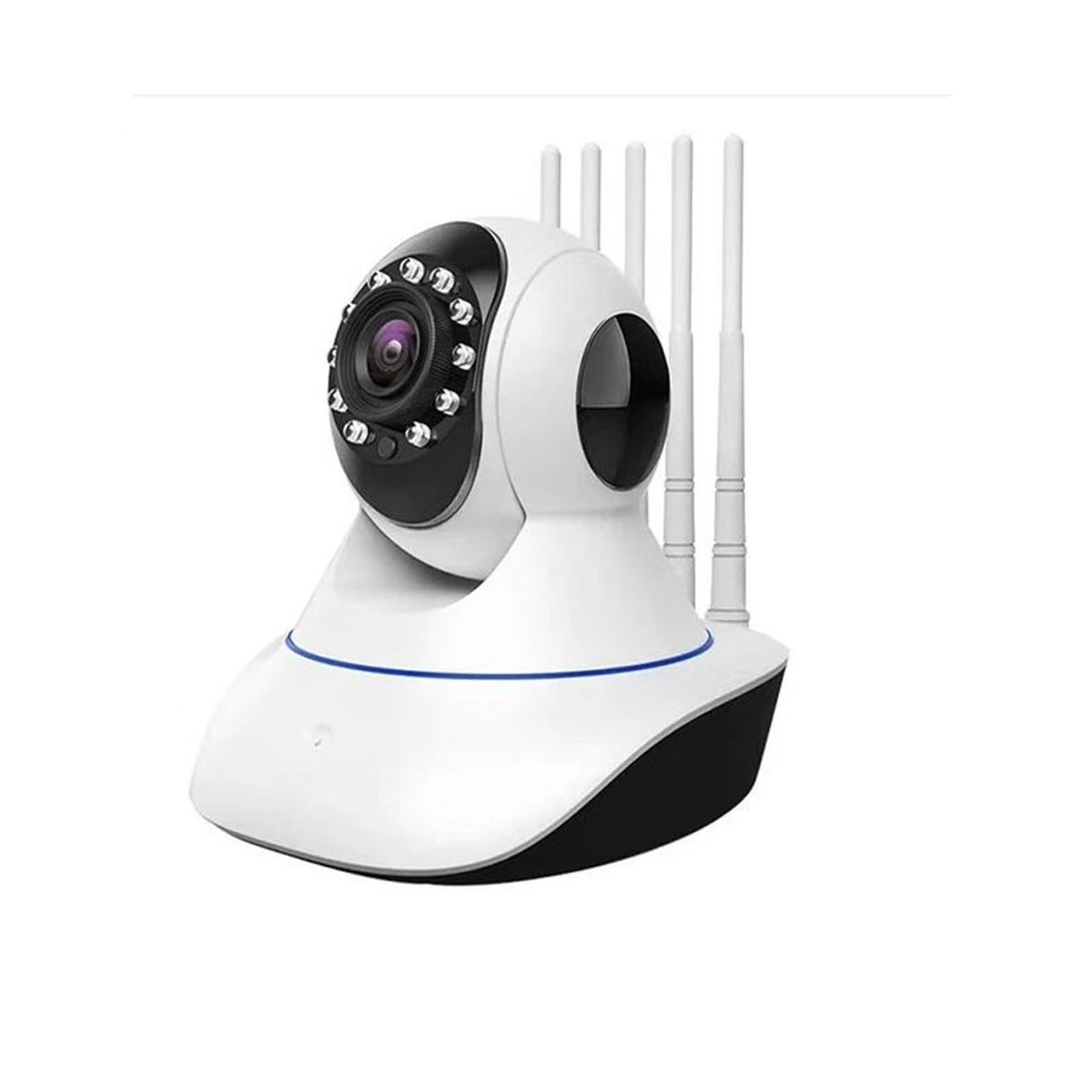 GENERICO - CAMARA IP WiFi 360° HD CON VISION NOCTURNA Y 5 ANTENAS
