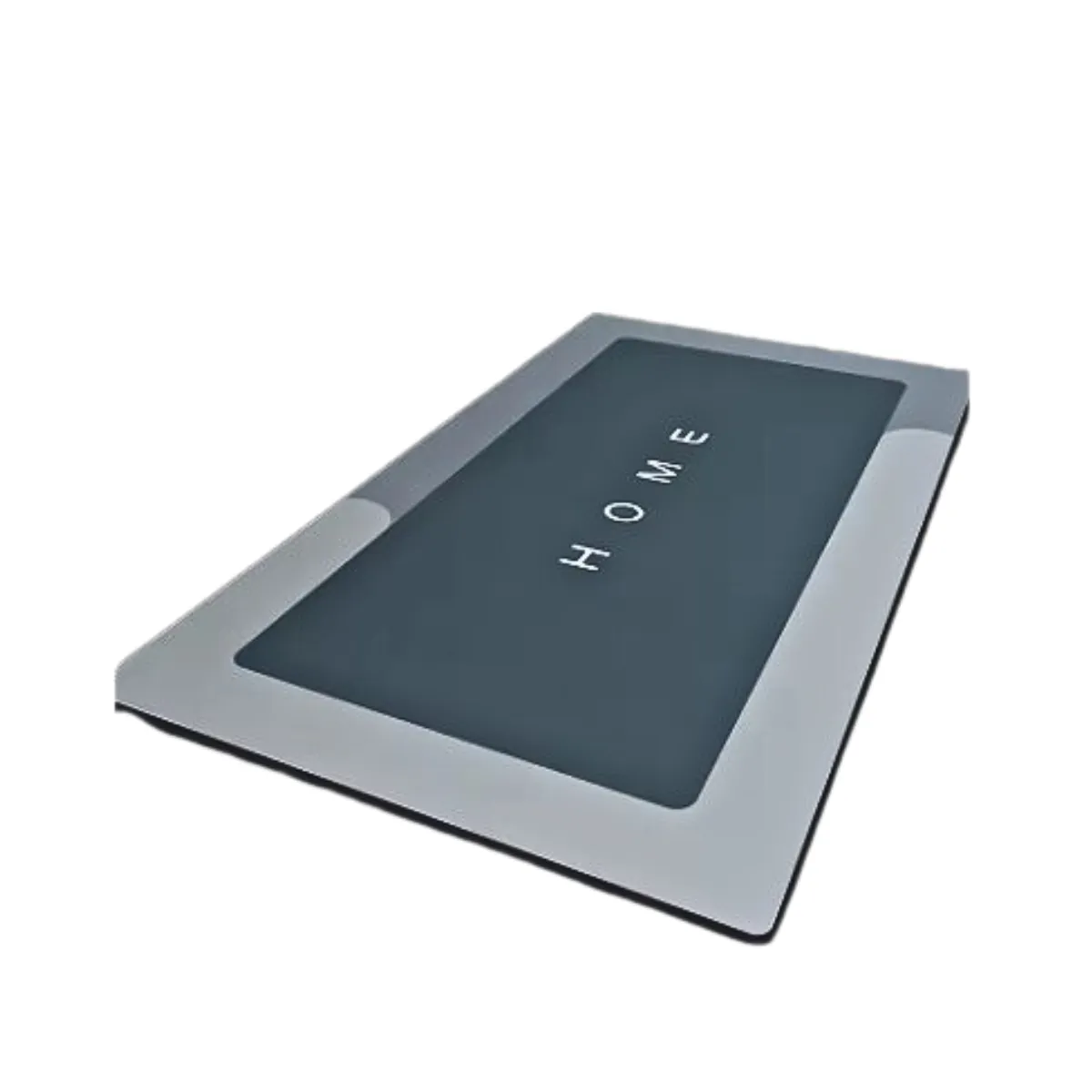 GENERICO - Alfombra Baño Cocina Antideslizante De Secado Rápido Rectangular Azul