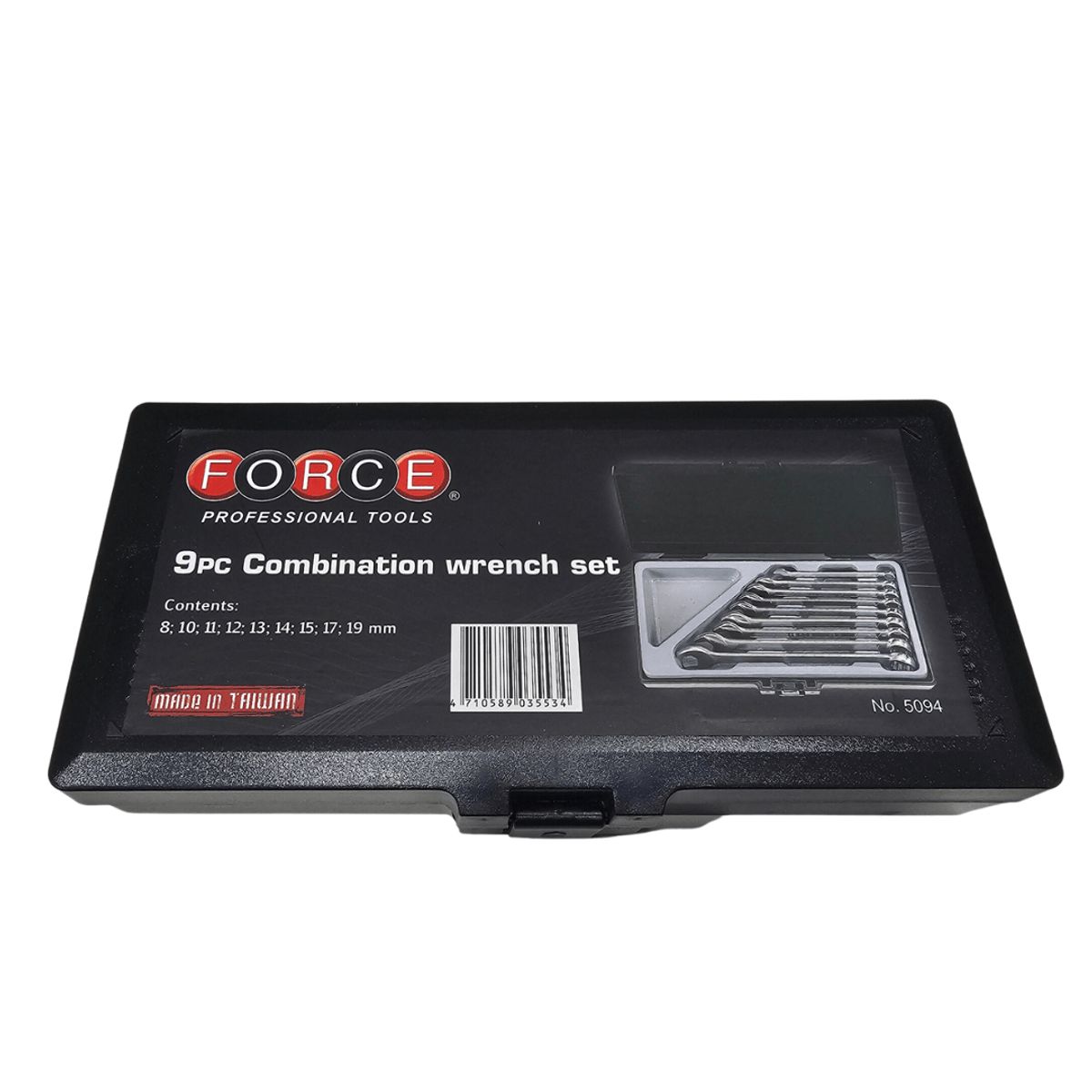 FORCE - Juego de llaves punta corona de 8 a 19 mm. 9 piezas Force