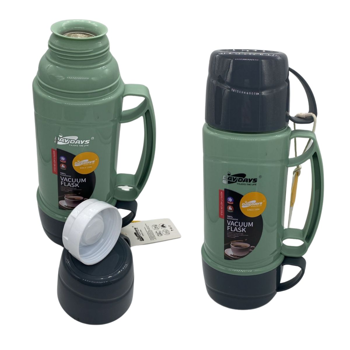 GENERICO - Set Termo Para Agua Caliente Termo Cafe 450 Ml + 2 Tazas
