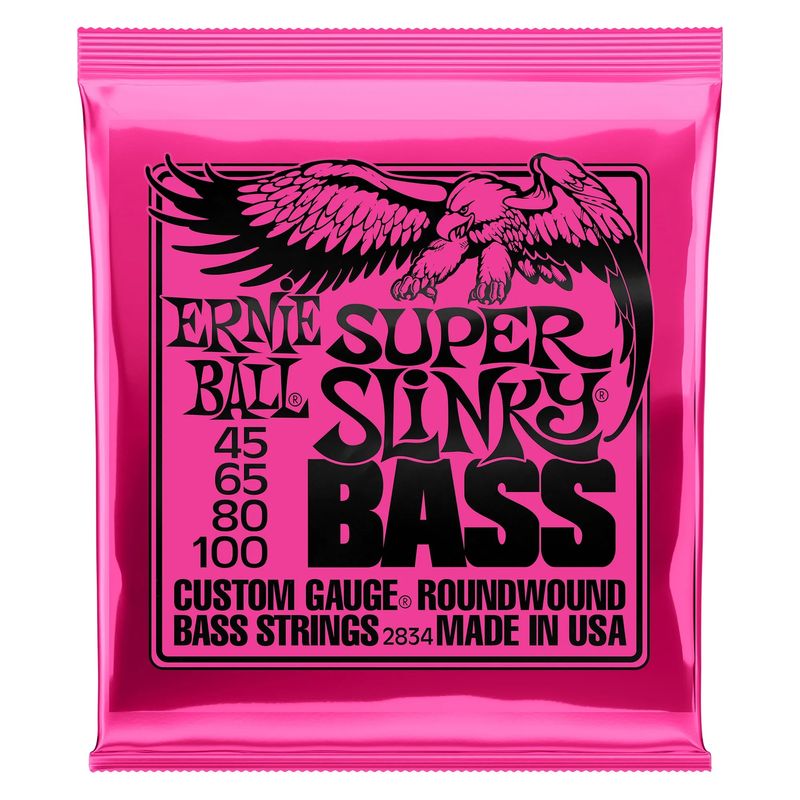 ERNIE BALL - Cuerdas bajo Ernie Ball 2834 BASS SUPER SLINKY