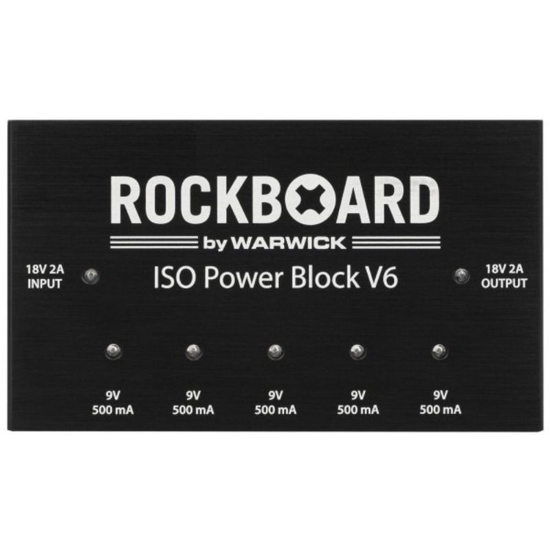 ROCKBAG - Fuente de poder Rockboard ISO Power Block V6 - 6 pedales