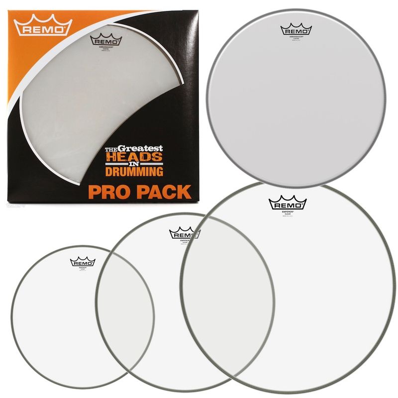REMO - Set de parches Remo PP0240BE 10 12 14 y 14 pulgadas