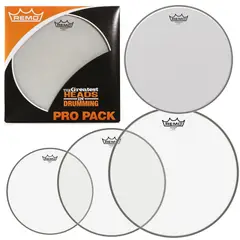 REMO - Set de parches PP0240BE 10 12 14 y 14 pulgadas