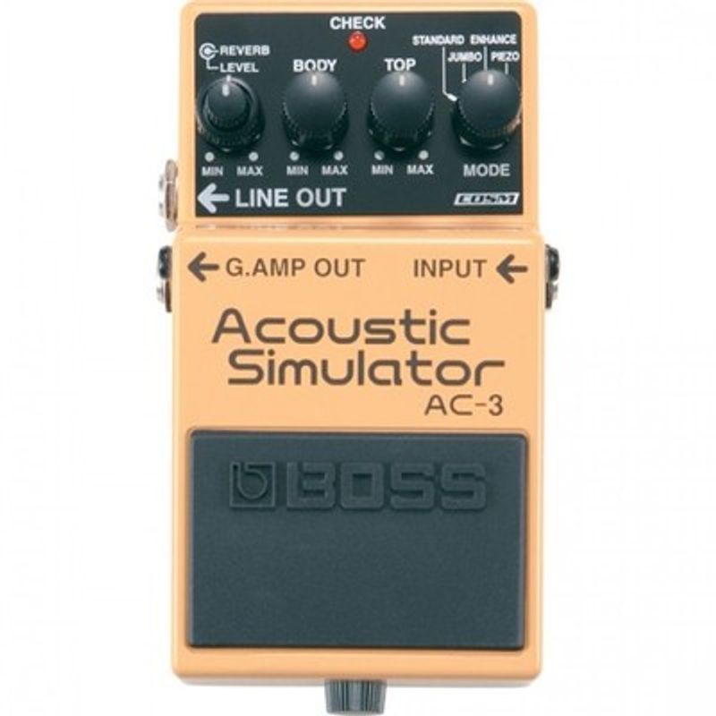 BOSS - Pedal simula guitarra acústica Boss AC-3 Acoustic Simulator