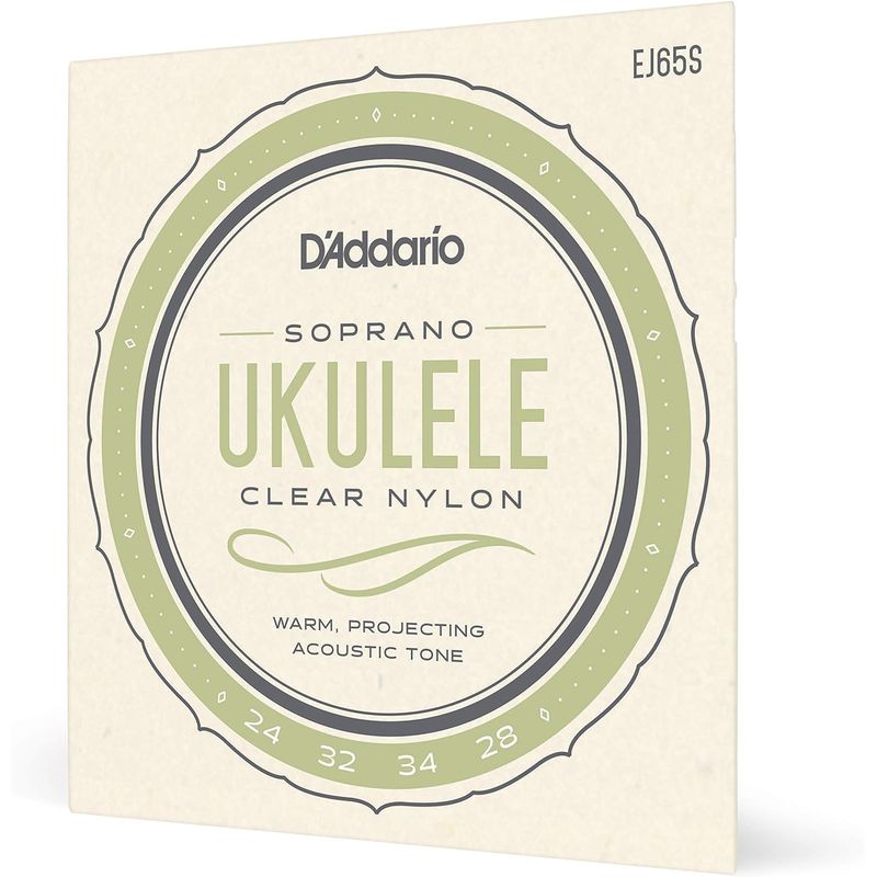 DADDARIO - Set de cuerdas de nylon para Ukelele Soprano Daddario EJ65S