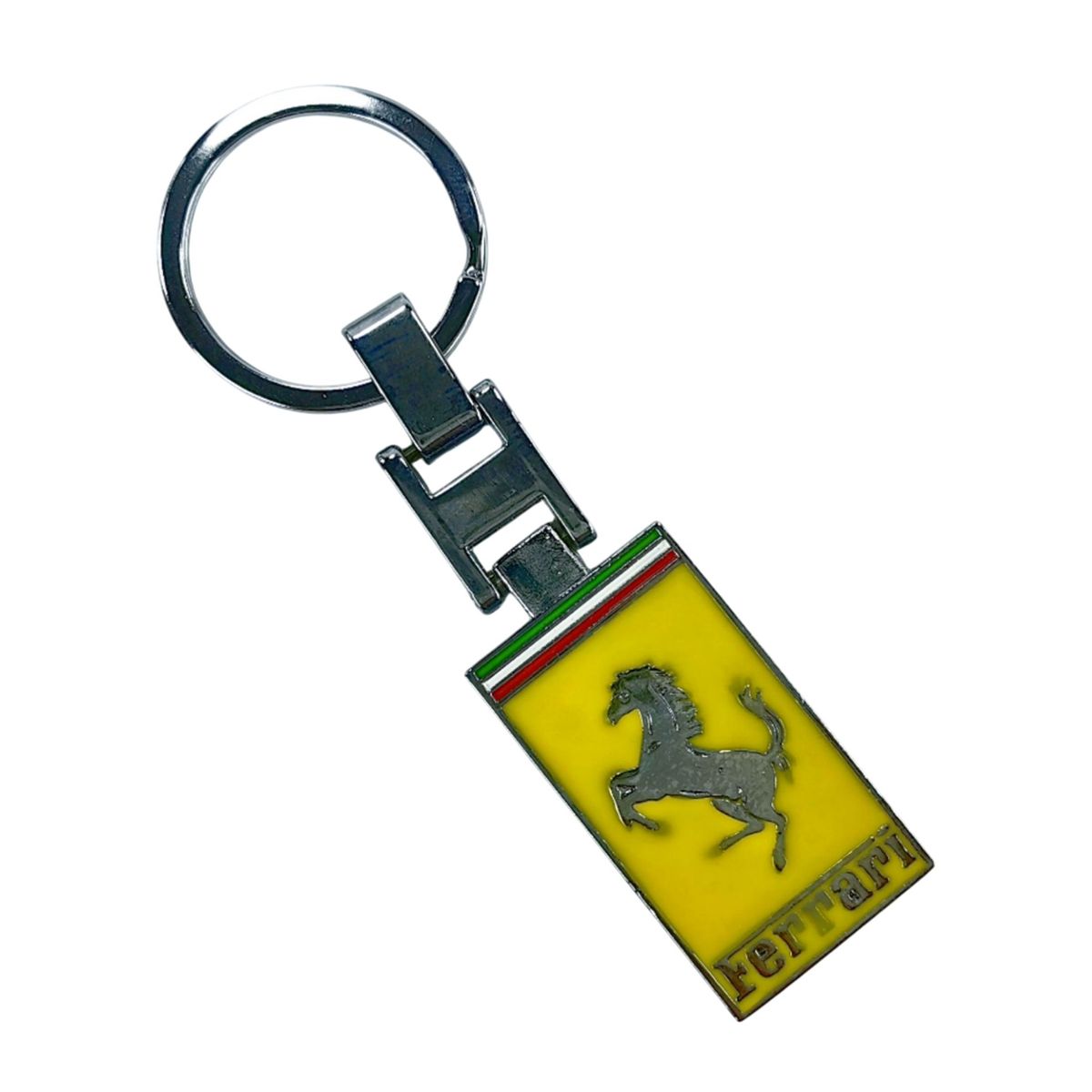 GENERICO - Llavero Formula 1 Logo Metalico Scuderia Ferrari Caballino