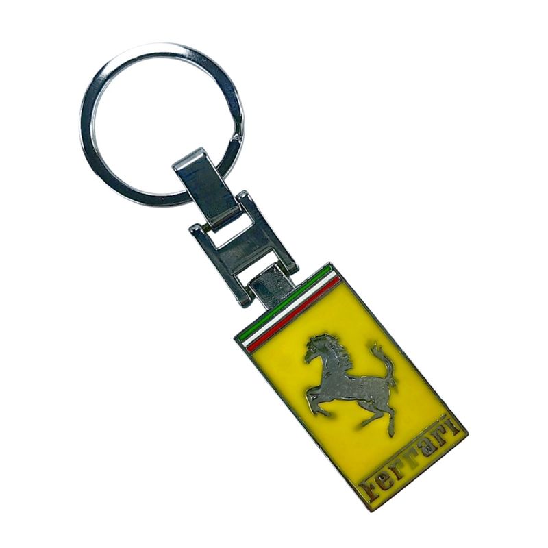 GENERICO - Llavero Formula 1 Logo Metalico Scuderia Ferrari Caballino