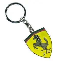GENERICO - Llavero Formula 1 Logo Metalico Scuderia Ferrari