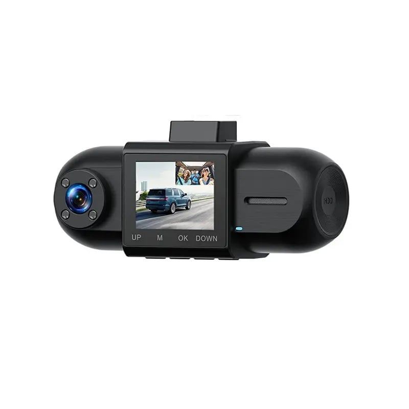 LYON COMERCIAL - Cámara de Auto Dual 4K + 1080P con WiFi y GPS