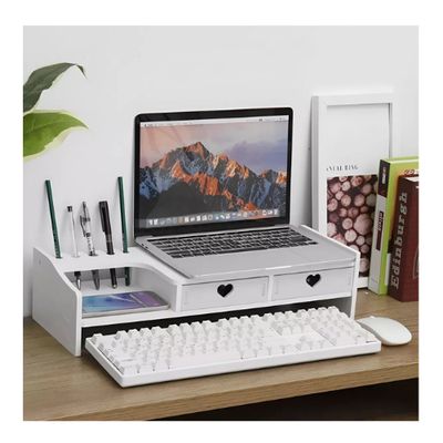 Imagen 2 del producto Elevador Escritorio De Monitor Armable Madera Oficina Hogar