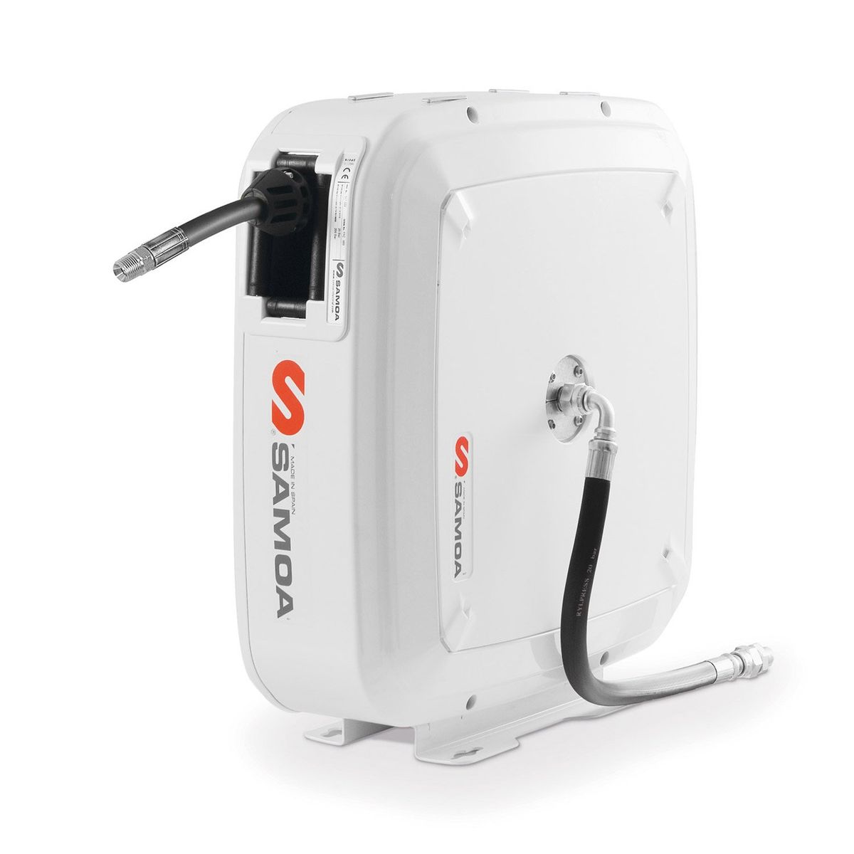 SAMOA - ENROLLADOR MANGUERA 1/4"CARENADO 10M GRASA SAMOA 507300