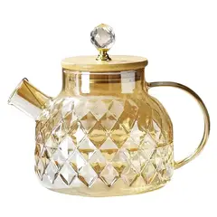 REGALITOLINDO CL - Tetera de Vidrio Borosilicato 1 Lt Resiste al Fuego y Frio